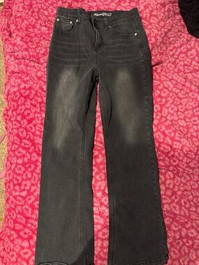 BlueASPHALT Black Flare Jeans— High-Rise Wide Leg